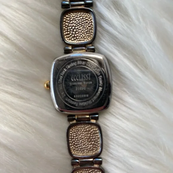 Sterling Silver Watch Mother of Pearl Watch - Picture 6 of 8